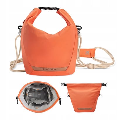 K&F Concept Sling Camera Tas 5L Oranje - Waterdicht & Compact