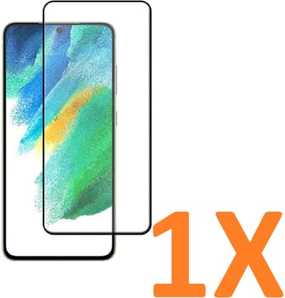 Screenprotector Glas - Volledige Dekking Scherm Tempered Glass Screen Protector - 1x Geschikt voor: Samsung Galaxy S21 FE / S21FE