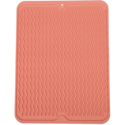 Afwasmat Zacht Flexibel Rubber Hittebestendig Antislip BPA-vrij Milieuvriendelijk Brede Toepassing roze
