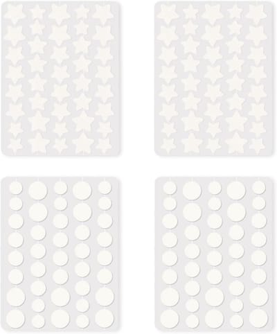 160 Stuks Anti-Puist Patches in Drie Maten voor Effectieve Gezichtsverzorging, Hydrocolloïde en Kleurige Ontstekingsremmers
