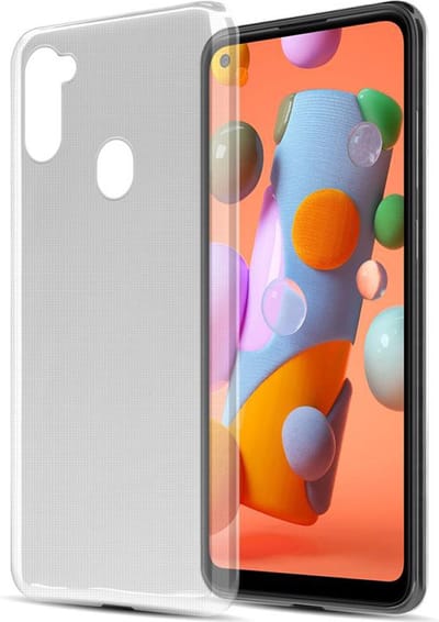 Cadorabo Hoesje geschikt voor Samsung Galaxy A11 / M11 in VOLLEDIG TRANSPARANT - Beschermhoes gemaakt van flexibel TPU Silicone Case Cover