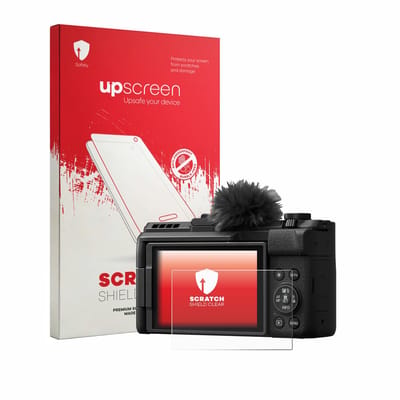 upscreen - Screenprotector voor Canon PowerShot V1 Premium - Folie Beschermfolie transparant