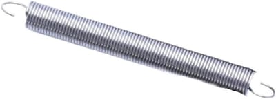 Trekveren Roestvrij Staal - Veren Spiraal Haken - Machines Reparatie - Dubbele Haak Ontwerp - 75 mm 0.7 mm - Zilver