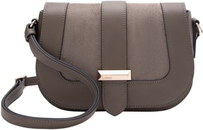 L.CREDI Petrina Schoudertas 23 cm - Dames - dark taupe