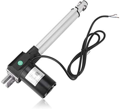 Dailygoody - Heavy Duty Elektrische Actuator - 6000N Duwkracht - 100mm Formaat - Snelle Uitschuifbare Actuator - Geschikt voor Auto's - Metalen Slag