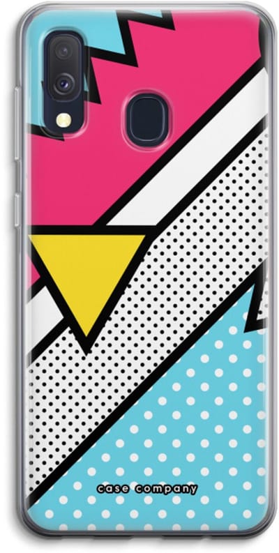 Case Company® - Hoesje geschikt voor Samsung Galaxy A40 hoesje - Pop Art #3 - Soft Cover Telefoonhoesje - Bescherming aan alle Kanten en Schermrand