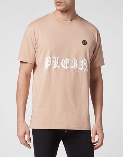 T-Shirt Ronde Hals Gothic Plein
