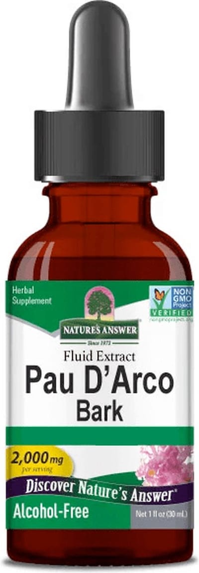 Natures Answer Pau d'arco extract alcoholvrij 30 Milliliter