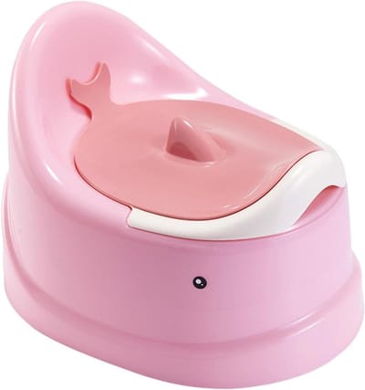 Kinderpotje - Zindelijkheidstraining - Hygiënisch Leren - Spatbescherming - 33 x 28.8 cm - Roze