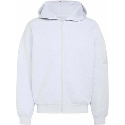 Adidas Sportswear Soft Lux Hoodie Met Lange Ritssluiting - Heren - Grijs