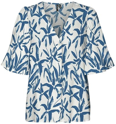 Vero Moda Zana Blouse Met Korte Mouwen Veelkleurig XS Vrouw