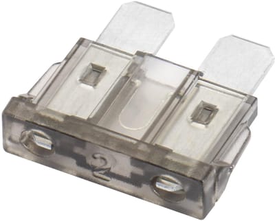 Dailygoods - Bladzekeringen - Auto fuses - Veiligheid voor voertuigen - Grijs - Vervangingszekeringen - Voor auto en truck - 25 stuks