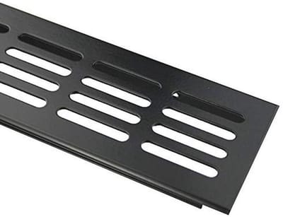 Aluminium Ventilatierooster met Achterflens - Diverse Afmetingen en Kleuren
