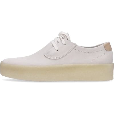 Ashcott Cup gebroken witte suede lifestyle-schoen voor heren