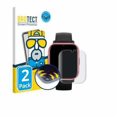 BROTECT - Screenprotector voor PAJ GPS Tracker Kids - Folie Beschermfolie matte volledig dekking 2 Stuks