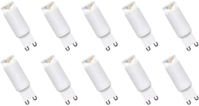 Spectrum LED Insteeklampje G9 2.5W - 230V - 190 Lumen - 3000K Warm wit - Gezellig licht - Energiezuinig - 10 stuks