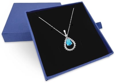 Dailygoods- Sieradenbox - Geschenkdoos Papier - Cadeaudoos Klein - Sieraden Opslag - Duurzaam - Sponskussen