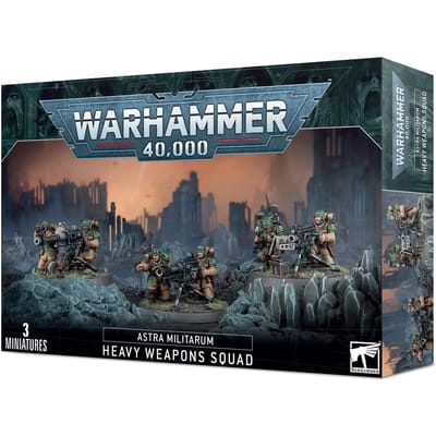 Figurine Games Workshop Warhammer 40k - Astra Militarum Cadian Heavy Weapon Squad (2023)