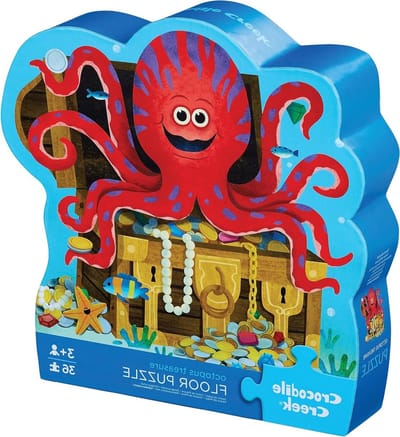 Octopus Puzzel - Vloerpuzzel Kind - Educatief Spelen - Grote Stukken - 36 Stukjes - Meerkleurig