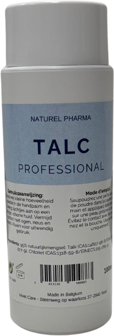 Talkpoeder Talk Naturel Pharma – 100 gr – Zacht & Natuurlijk Babypoeder