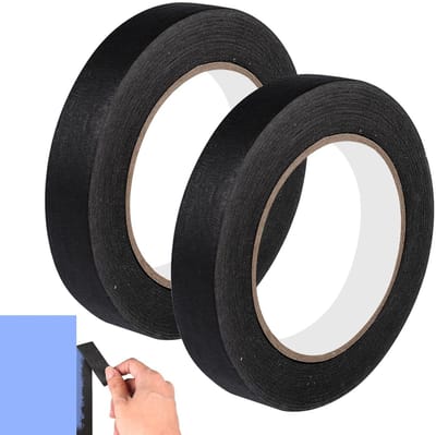 Dailygoods- Afplakband 20mm x 50m - 2 Rollen - Getextureerd Papier - Sterke Kleefkracht - Schilderstape - Ideaal voor Schilderwerk - Maskingtape