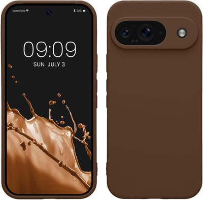 kwmobile telefoonhoesje geschikt voor Google Pixel 9 - Hoesje voor smartphone - Precisie camera uitsnede - In chocoladebruin