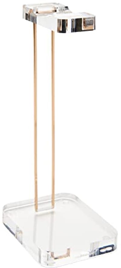 Acryl Hoofdtelefoon Stand met Gouden Hardware - Kantoor Accessoires