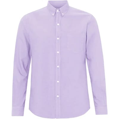 Overhemd Colorful Standard Organic soft lavender