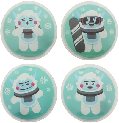 Dailygoods- Handwarmers Oplaadbaar - Herbruikbare Warmtezakjes - Warmtepads - Set van 4 - Zachte Hoes - Tot 55 Graden