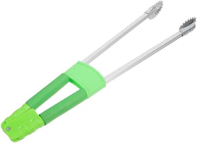 Duurzame Afvalgrijper - Vuilnisopraper Gereedschap - Schoonmaak Werk - Stevige Stalen Kop - 52 cm Lengte - Lichtgroen