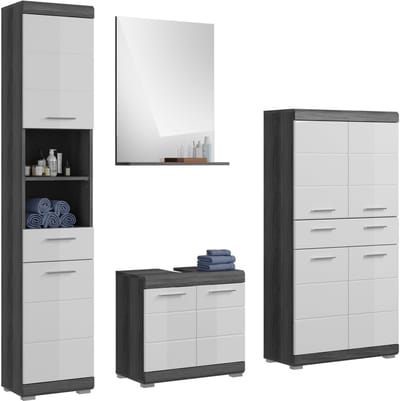 xonox.home Badkamermeubel Scout rookzilver imitatie 186x191x34 cm