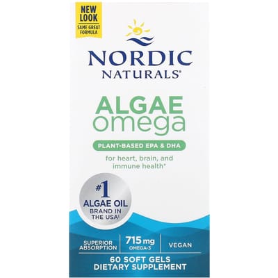 Zeewier Omega, 60 Softgels (357,5 mg per zachte capsule)