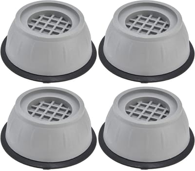 Dailygoods- Anti-vibratie Pads 4 Stuks - Geluidsreductie - Schokabsorptie - Trillingsisolatie - Vloerbescherming - 9cm Diameter - Wasmachinevoeten