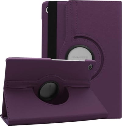 HB Hoes Geschikt voor Samsung Galaxy Tab A7 (2020) 10.4 inch - Draaibare Tablet Case met Standaard - Paars