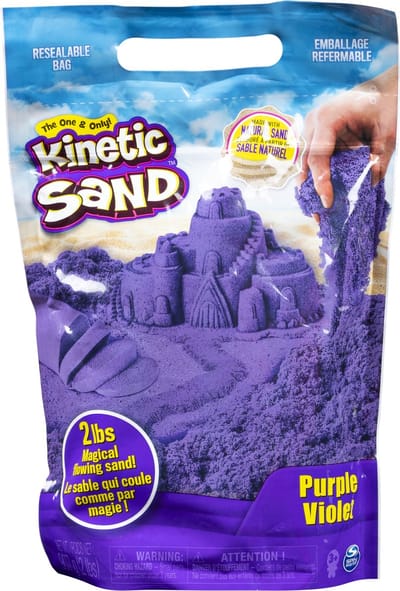 Kinetic Sand - speelzand om te mengen kneden en creëren - 907 g origineel Kinetic Sand - Paars - Sensorisch speelgoed