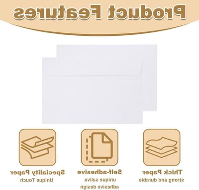 Mini Envelopes voor Verzenddoeleinden - 50 Stuks, Perfect voor Uitnodigingen, Kaarten en Cadeaus, Geschikt voor Post en Coupons