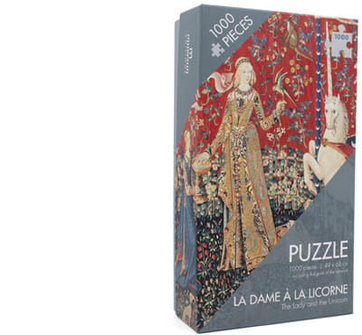 Lanzfeld - Puzzel Volwassenen - 1000 Stukjes - De Dame En De Eenhoorn - Kunst