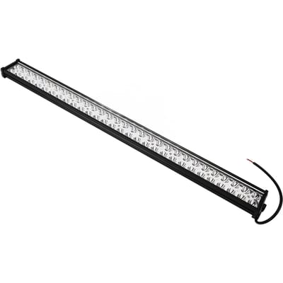 Barre lumineuse LED double rangée 9 à 36 V IP67 Étanche Barre lumineuse de travail LED double rangée pour véhicules tout-terrain white