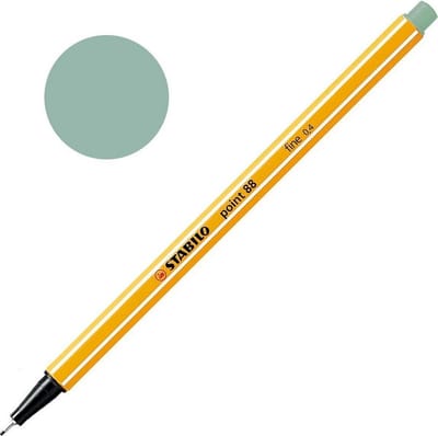 STABILO point 88 - Fineliner 0,4 mm - Eucalyptus - per stuk
