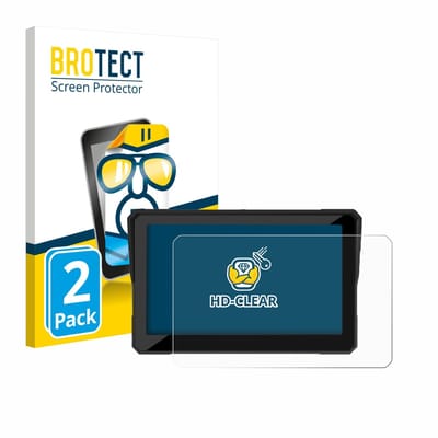 BROTECT - Screenprotector voor Carpuride W702S Pro 7" - Folie Beschermfolie transparant 2 Stuks