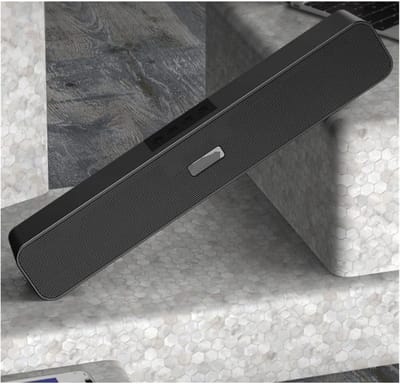 Draadloze Geluidsbalk - Desktop Speaker - Media Streaming - Ingebouwde Batterij - 38cm Breed