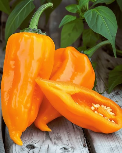 Puntpaprika Zaden Timia Capsicum Annuum Eenjarig Oranje Compact