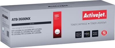 Activejet ATB-3600NX toner voor Brother printers; Vervanging Brother TN3600XL; Supreme; 6000 pagina's; zwart)