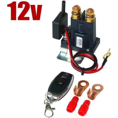 Afstandsbediening Batterij-isolatieschakelaar Lekvrij 12V24V 500A Hoofdbatterij-scheidingsschakelaar Afstandsbediening 12V & One Control zwart