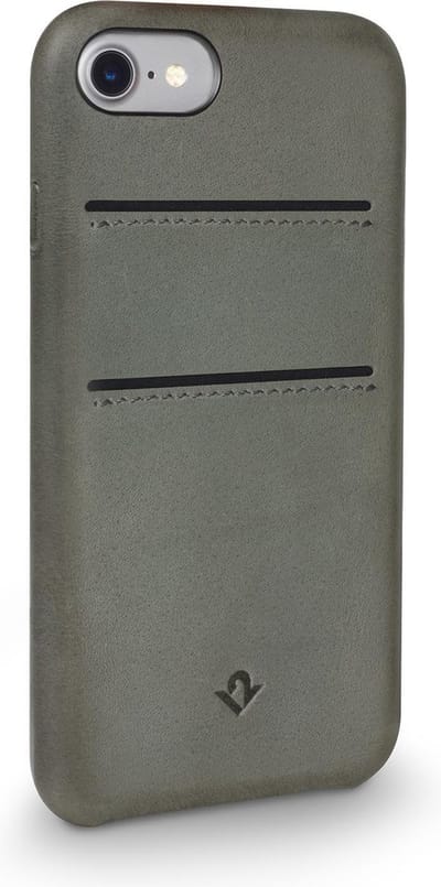 Twelve south, Hoesje geschikt voor iPhone 7 / 8 - Relaxed Leather Leer, Groen