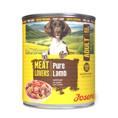 Voordeelpakket: 24x800g Josera Meatlovers Pure Lam Hondenvoer nat