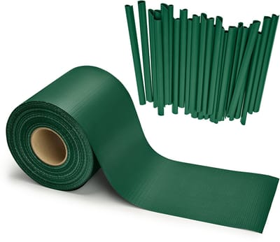 Garronda – Vlechtband – PVC – Privacyband – 19x70 - Groen RAL6005 - GD-TAK-Strip