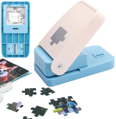 Puzzelmaker Knutselen - Foto Puzzel Tool - Unieke Puzzels Maken - Maakt Elk Afbeelding Puzzel - 2.5cm Stukjes - Zilver