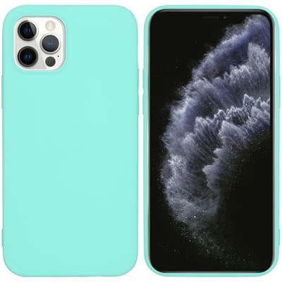 imoshion Hoesje - Geschikt voor Apple iPhone 12 Pro / 12 - Color Backcover - Mintgroen