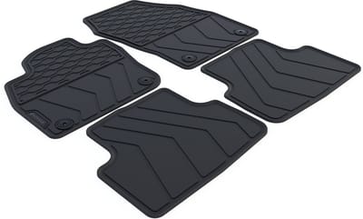 Rubber Automatten geschikt voor Volkswagen T-Cross - Bouwjaar: 2019-heden - Originele pasvorm - 4-delig